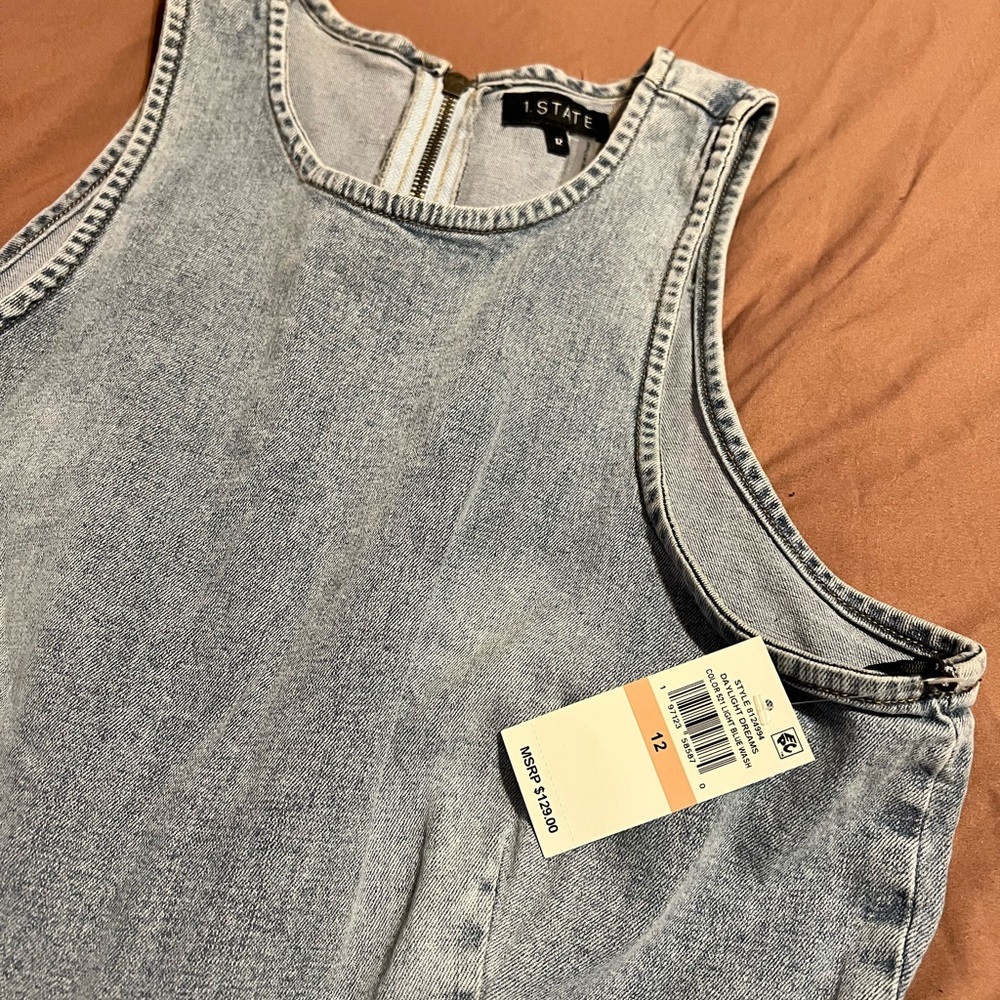 1. State denim dress - Picture 3 of 3